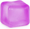 Cube Sensory Toy, 2.75 Inch Soft Fidget Cube for Stress Relief, Tactile Squeeze Desk Toy for Office, School and Home, Kids & Adults (Purple)