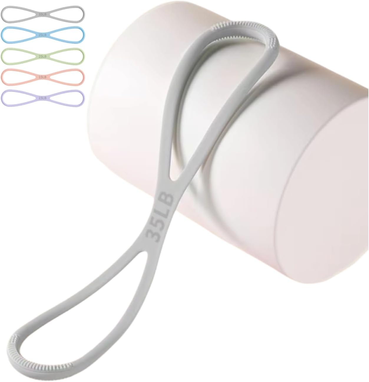 Resistance Bands, Figure 8 Resistance Bands for Women, Portable  Exercise Band for Arms, Back, Shoulder Stretch with Handles, Fullbody Yoga Pulling Rope