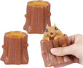 3 PCS Set Squeeze Squirrel Toys Decompression Evil Squirrel Cup, Sensory Fidget Toys, Squishes Toy Stress Relief for Kids & Adult Tricky Funny Squeeze Toys