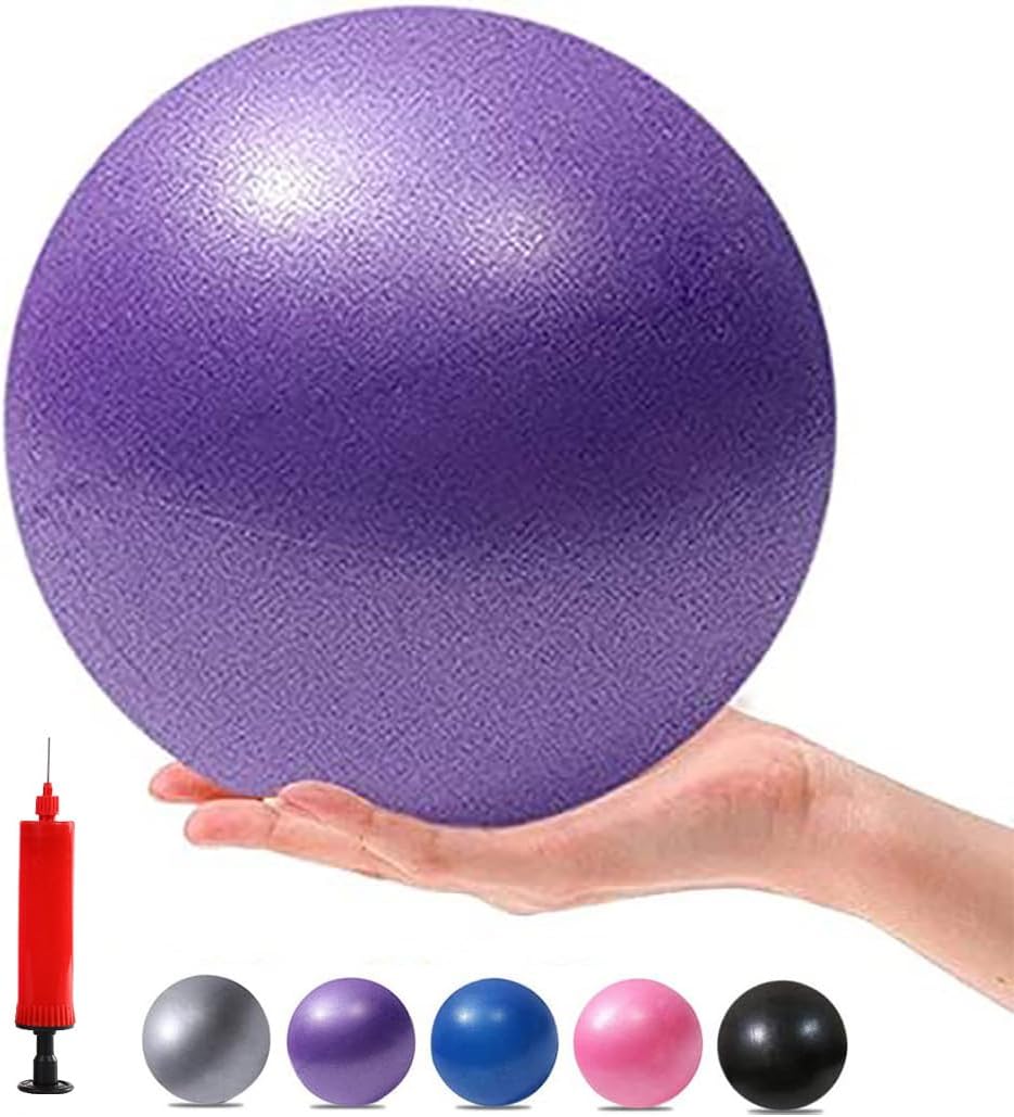Exercise Pilates Mini Yoga Balls Small for Home Stability  Training Physical Therapy Improves Balance with Pump