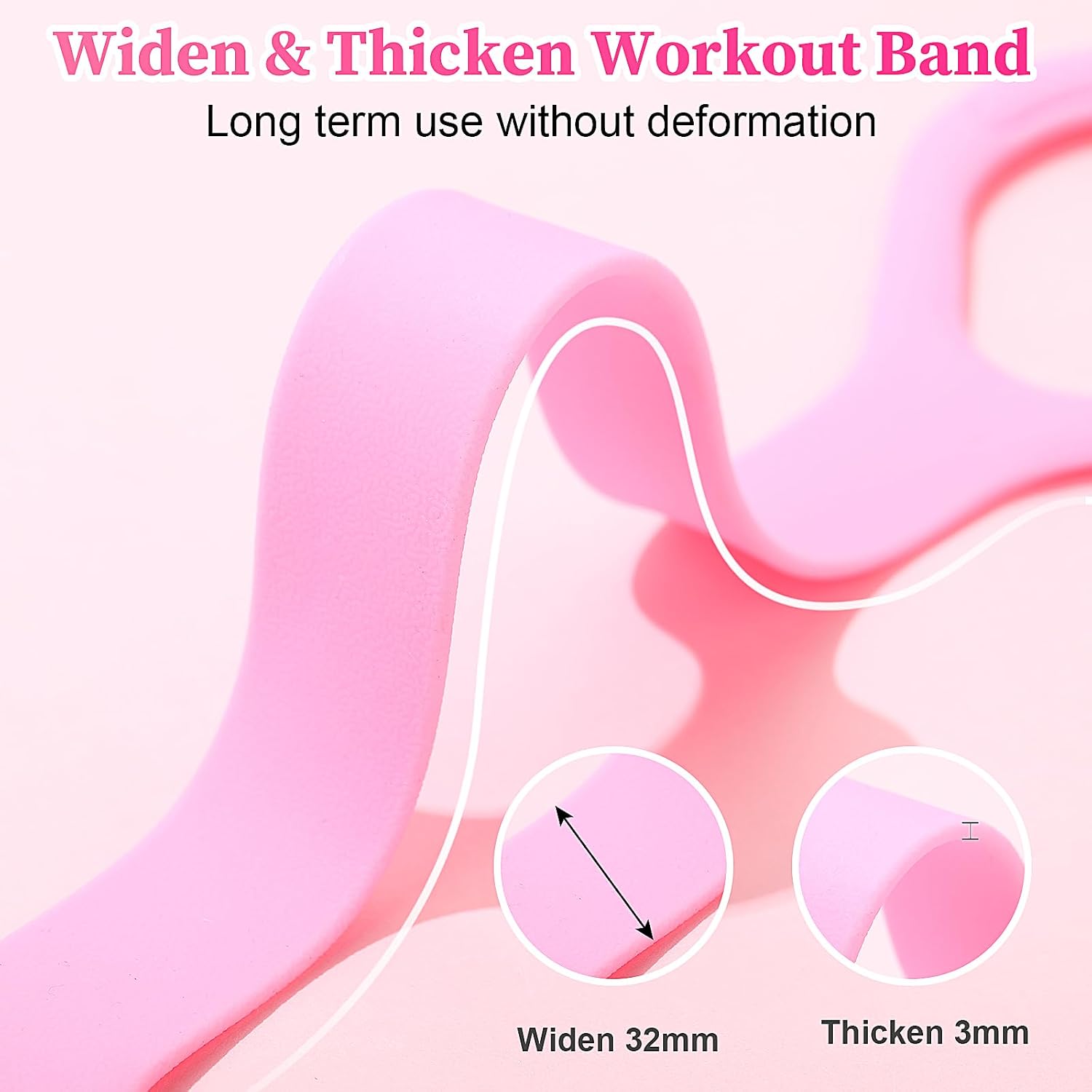 12 Pcs Figure 8 Fitness Resistance Band Bulk Exercise Elastic Bands Upper Body Workout Equipment for Yoga Pilates Stretching Home Gym Workout Shoulder Back Foot Leg Hand Stretcher Arm Exerciser