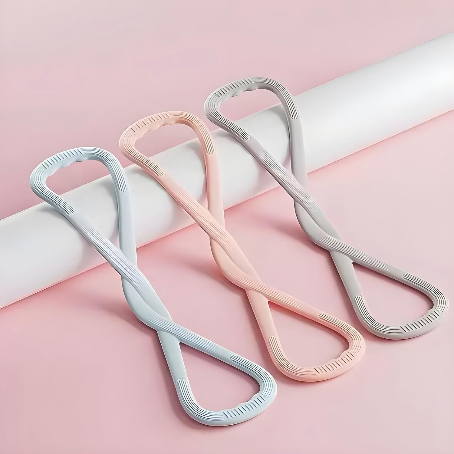 2025 Upgraded Figure 8 Resistance Band for Yoga Training, Shoulder Back Arm Exercise Bands, 2 Resistance Levels for 25 35lb for Available for Both Men and Women