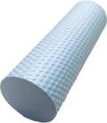Massage Roller, Recovery Foam Roller, Medium Density Light Blue Trigger Point Massage Roller for Deep Tissue Excercise, Physical Therapy, Muscle Restoration, 12" X 4" Round