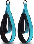 Pilates Straps - Double Loop D-Ring Straps for Reformer, Padded, Home Gym Workout